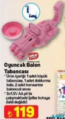 BİRLİK OYUNCAK BALON TABANCASI BİRLİK OYUNCAK BALON TABANCASI